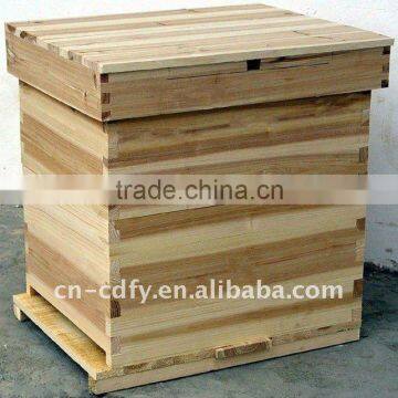 durable in use Solid wood bee hive for beekeeping