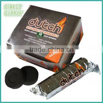 40mm easy burning dutch hookah charcoal