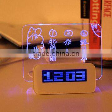 High Quality Led Digital Alarm Clock Led Message Board Alarm Clock photo-3