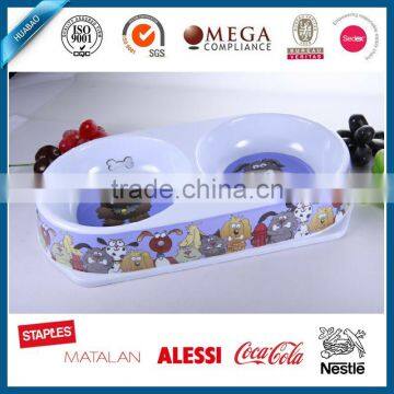 Wholesale Melamine Pet Dish Holder With Stainless Steel Bowl / Melamine Cat Dishes Bowl / Melamine Pet Bowl Dish