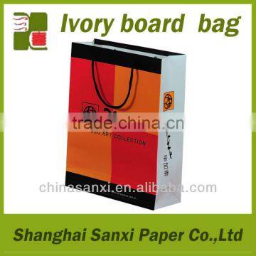 woodfree printing promotional paper bag (paper shopping bag )