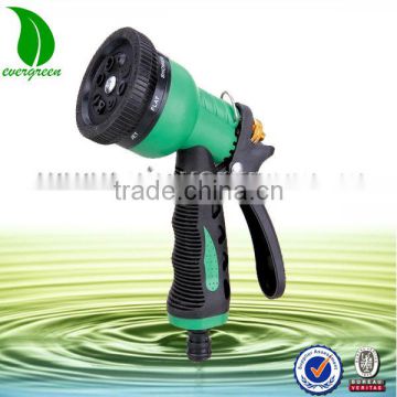 8-function adjustable high pressure garden trigger sprayer nozzle