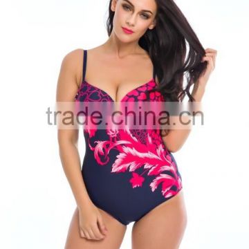 2016 new sublimation printed plus size swimwear