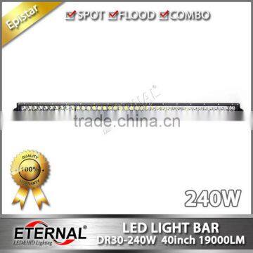 wholesale 240W 42" double row spot flood combo 4x4 led light bar rubicon wrangler led driving bar