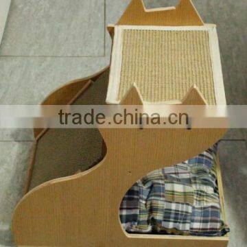 Indoor Luxury Decorative Wooden Cat Tree photo-5