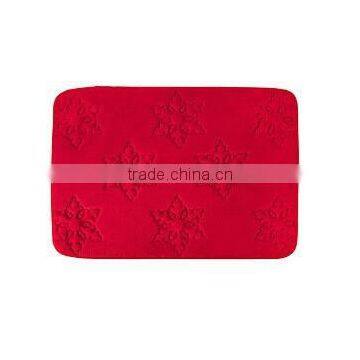 Christmas memory foam bath mat