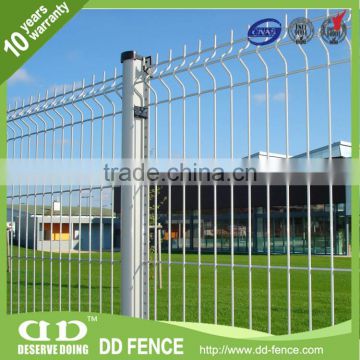 powder coated welded 3d curved wire mesh fence / low carbon steel welded wire mesh fence / welded wire fence with folds