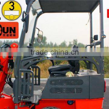 Everun ER06 Landmaschine Hydrostatik Mini Radlader/Hoflader Mit Schaufel photo-4