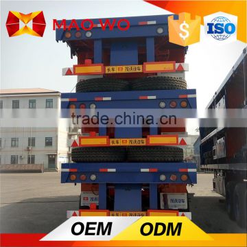 China 2 axle 20 ft 40 ft container semi trailer for sale