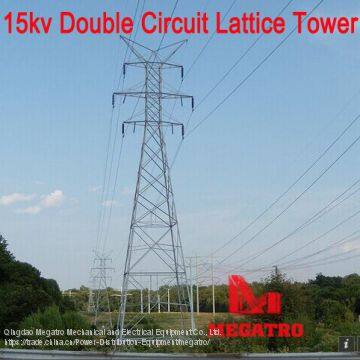 115kv Double Circuit  Lattice tower