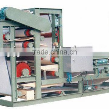 Sludge dewatering belt filter press machine with widely application