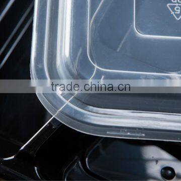 Plastic Takeaway Microwave pp Biodegradable Tableware 5 Compartments Food Container photo-6