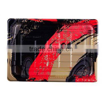 Japanese Disposable Plastic Sushi Tray With Lid photo-6