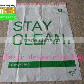 customize printed plastic drawstring trash bag