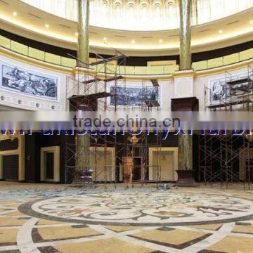 High Quality Western DARK GREEN ONYX COLUMNS PILLARS CARVED TOP photo-6