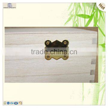 Natural Color 2 3 12 Bottles Hinge Antique Wooden Wine Boxes photo-3