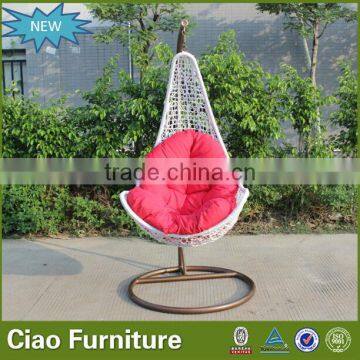 Outdoor Hanging Basket Rattan Swing Chair photo-2