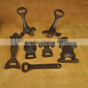 wholesale cast iron artware manual bottle opener, beer opener