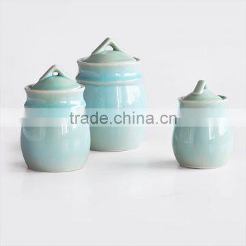 2017 Wholesale Ceramic Hand Painted Cheap Canister With Christmas Design photo-2