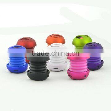 Cheapest price factory sale 3.5mm jack audio hamburger mini speaker