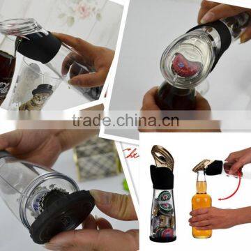 Bottle Opener With Catchment Tank/Bottle Opener With Container/Bottle Opener With Cap Container photo-2