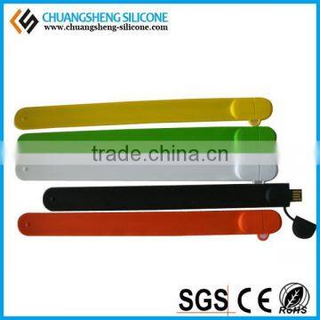 Colorful Silicone Usb Clap Wristband photo-6
