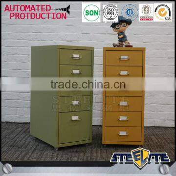 Steelite Helmer 6 Drawer Cabinet Mobile Steel File Cabinet Label Holder On Every Drawer photo-2