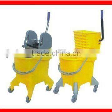 Hot selling Deluxe Single & Double Wringer Mop Bucket