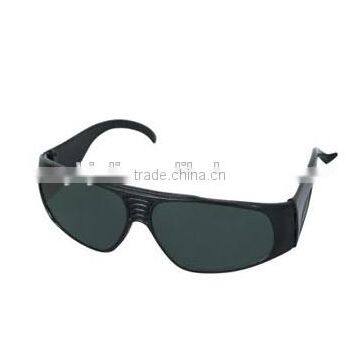 black folding wide side welding goggle en 166