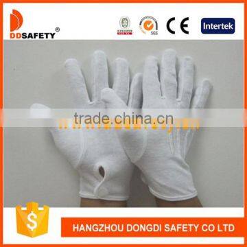 DDSAFETY 2017 Light Medium Weight Cotton Inspector Parade Gloves Working Gloves