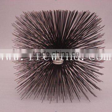 6" card wire square chimney brush