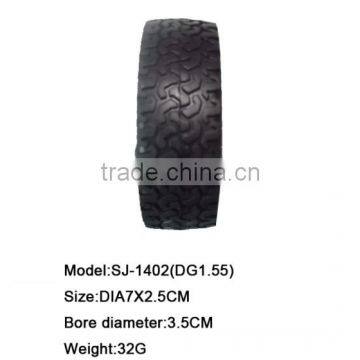 Coloured Durable Rubber Toy Car Tires Baby Car Toy Tyres photo-3