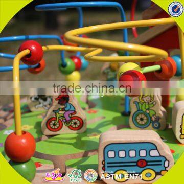 2017 Wholesale Baby Wooden Abacus Beads Funny Kids Wooden Abacus Beads Sale Children Wooden Abacus Beads W12D047 photo-4