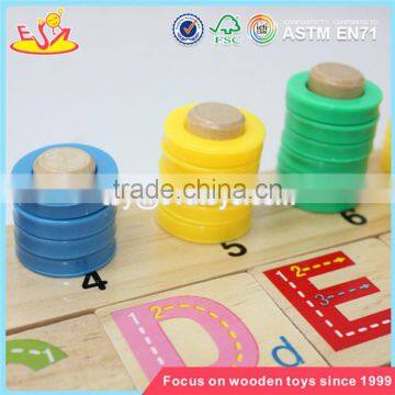 Wholesale Educational Kids Wooden Count Toy Baby Preschool Teaching Aid Wooden Count Toy W12E001 photo-6