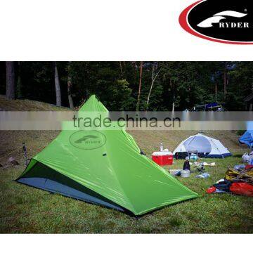 1 Person Small Ultralight Silicone Waterproof Fireproof Outdoor Custom Equipment Pyramid Backpacking Camping Tents photo-3