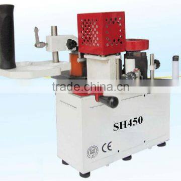 Portable Edge Bander SH450 with Mini Radius of Banding 20mm and Feeding Speed 2-6meter/min