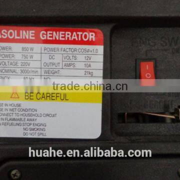0.65kw Portable Gasoline Generator,1 Cylinder Gasoline Engine photo-3