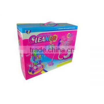 2015 Hot Selling Plastic Cleaner Pushing Machine Car Toy Set for Kids Gold Supplier From China Manufacture on photo-6