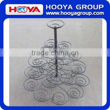 4 tier iron wire dia.2.5mm 23 cups cake stands