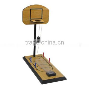 wooden basketball game