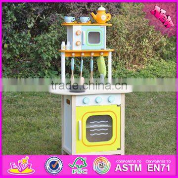 2016 новый дизайн детских деревянных наборов для кухни для домашней игры в детском саду W10C246 photo-4