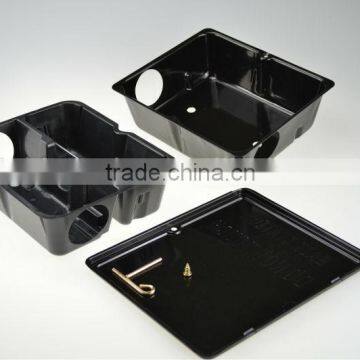 Galvanized Steel Tamper-Resistant Rodent Bait Station With Black Powder Coat SX-5011 photo-3