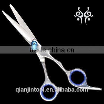 QJ-JC111stainless Steel Scissros With Color Finger Insert Hair Scissors photo-3