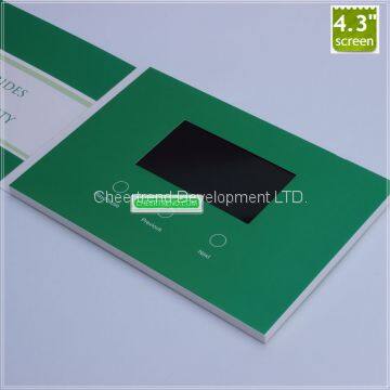 Hot selling 4.3'' LCD video book,Video display book for advertising