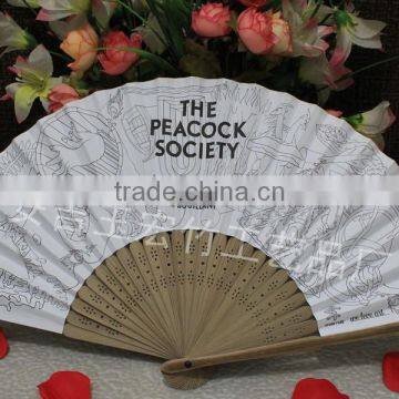 Chinesse Bamboo Paper Fan photo-5