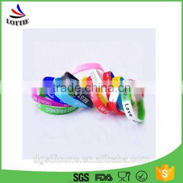 China Manufacturer BPA Free Silicone Wristband, Cheap Silicone Wrist Bands photo-2