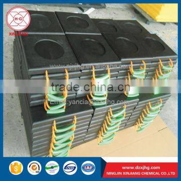 Shandong manufacture sale plastic crane outrigger pads