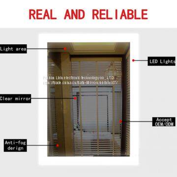 LED Light up Mirrors , Backit Mirrors With Heating Pad for Anti Fog photo-2