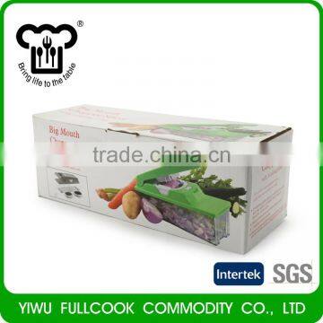 New Vegetable Cutter Chopper, Dicer Slicer Container With 3 Different Cutting Blades photo-5