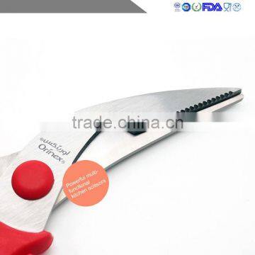 With Thick Stainless Steel Cut the Steak Chickens, Ducks Bone Cut Large Meat Cut Professional Kitchen Scissors FLGB Lock photo-5
